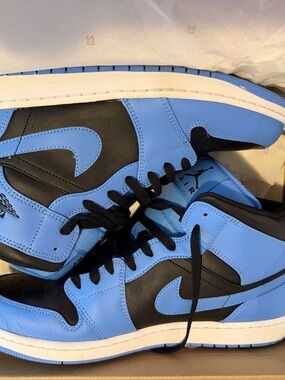 Jordan Men’s Sneakers - Black & Light Blue